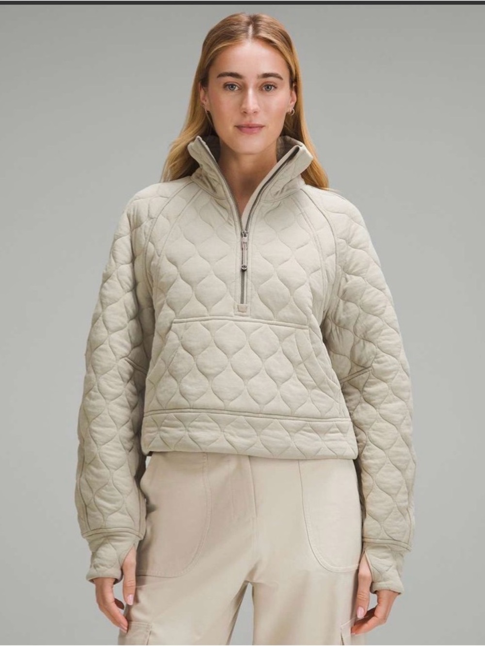 Lululemon Scuba Oversized Quilted Half Zip
Riverstone